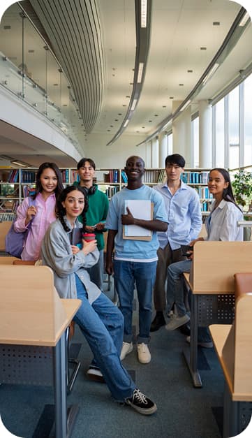Students on campus